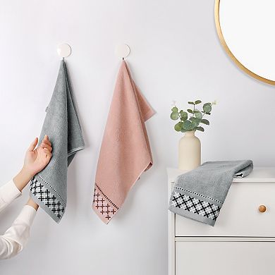 Cute Pattern Decorative Hand Towel Set, Lightweight, Absorbent Bathroom Hand Towels 4 Pack