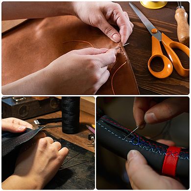 3 Inch Upholstery Needles Large Eye Stitching Needles Stainless Steel Straight Hand Sewing Needles