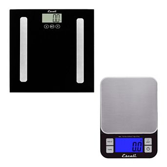 Escali Digital Kitchen & Bathroom Scale Bundle