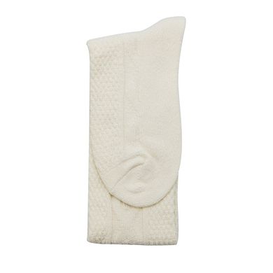 Women's Cuddl Duds® Plushfill* Twist Diamond Neutral Over the Knee Sock