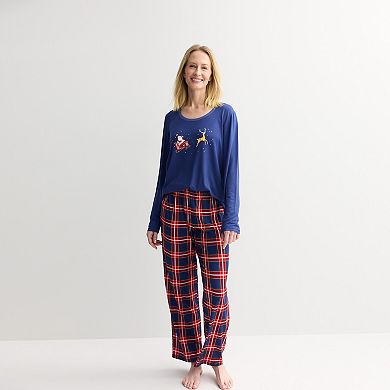 Women's Jammies For Your Families® Tolli Tartan Plaid Pajama Top & Pajama Bottoms Set