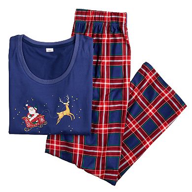 Women's Jammies For Your Families® Tolli Tartan Plaid Pajama Top & Pajama Bottoms Set
