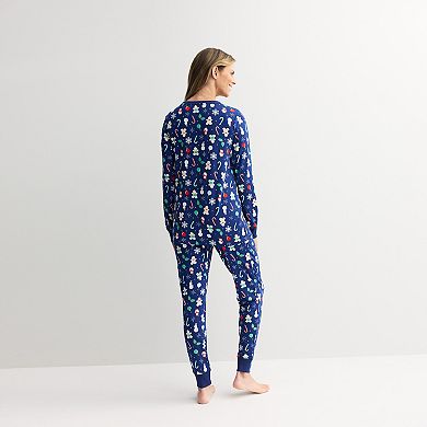Maternity Jammies For Your Families® Holiday Jumble Pajama Top & Pajama Bottoms Set