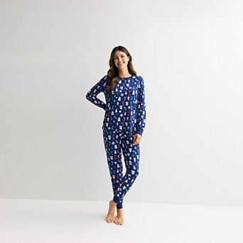 Petite Jammies For Your Families® Holiday Jumble Pajama Top & Pajama Bottom Set