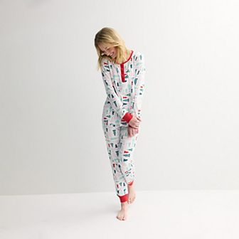 Women's Jammies For Your Families® Christmas Tree Farm Pajama Top & Pajama Bottoms Set