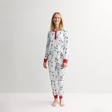 Women's Jammies For Your Families® Christmas Tree Farm Pajama Top & Pajama Bottoms Set