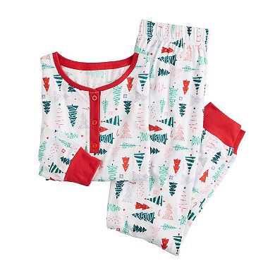 Women's Jammies For Your Families® Christmas Tree Farm Pajama Top & Pajama Bottoms Set