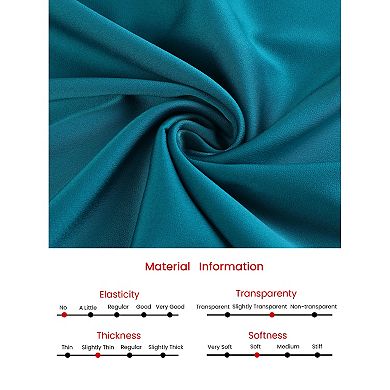 Women's Satin Dress Elegant Long Sleeve Mock Neck Keyhold A-line Dress