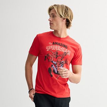 Men's Marvel The Amazing Spider-Man Spidey Swing Graphic Tee
