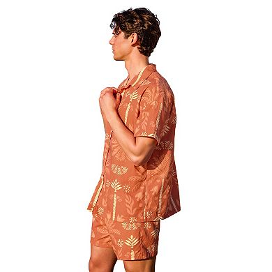 Men's Cupshe Cupshe Terracotta Vibes Tropical Shirt