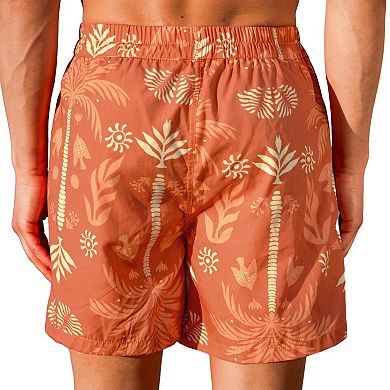Men's Cupshe 9" Sunbaked Tropical Swim Trunks