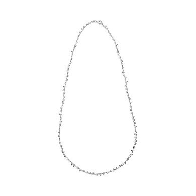 Primavera Sterling Silver Ball Stud Necklace