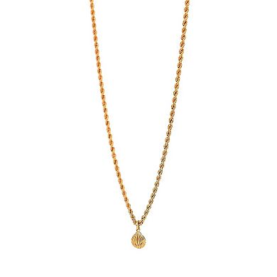 Primavera Sterling Silver Seashell Pendant Necklace