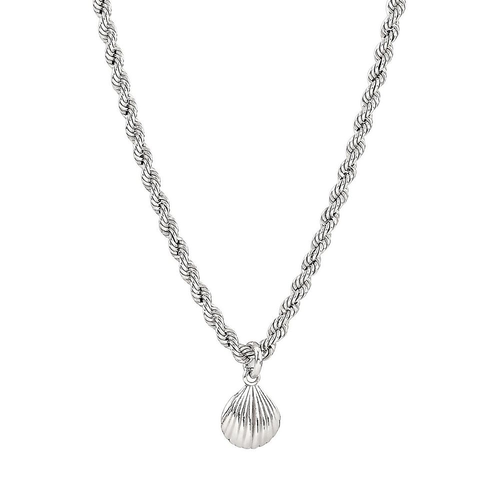 Primavera Sterling Silver Seashell Pendant Necklace