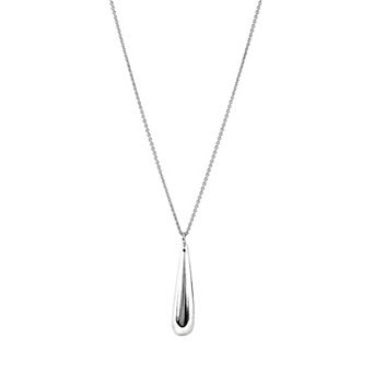 Primavera Sterling Silver Teardrop Necklace