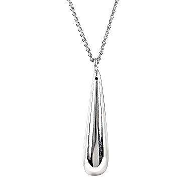 Primavera Sterling Silver Teardrop Necklace