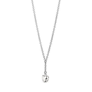 Primavera Sterling Silver Heart Pendant Necklace