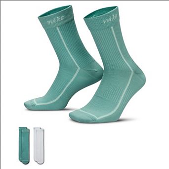 Women's Nike Everyday Plus 2 pk Lightweight Crew Socks