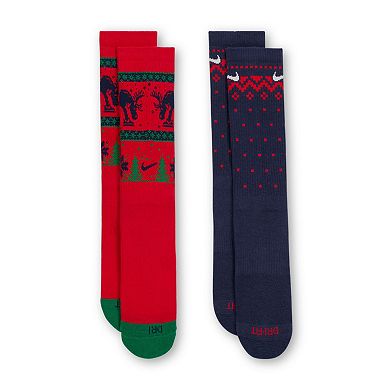 Women's Nike Plus 2-pk. Cushioned Crew Socks