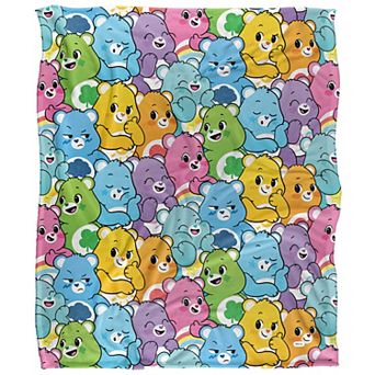 Care Bears Very Many Cheer Bear, Funshine Bear, & Friends Fleece Touch Blanket