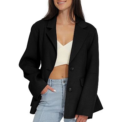 Stuck On You Oversize Cinch Waist Coat