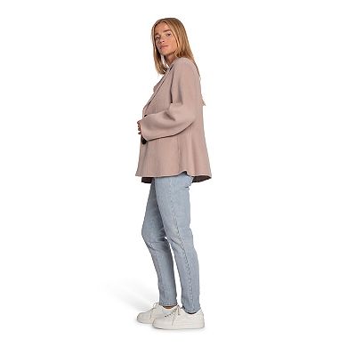 Stuck On You Oversize Cinch Waist Coat