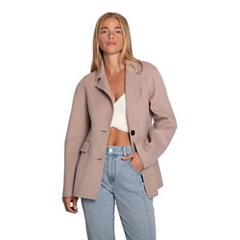 Stuck On You Oversize Cinch Waist Coat