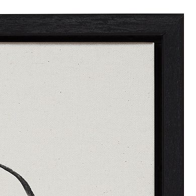 Sylvie Going in Circles Framed Textured Canvas Set by Teju Reval of SnazzyHues 2 Piece 18x24