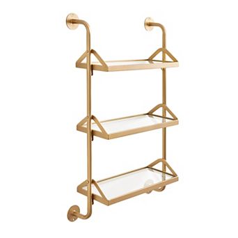 Marit Three-Tier Wall Shelf 18x6x30