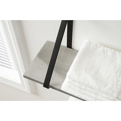 Soloman Wooden Shelves with Brackets 2 Pk-28"
