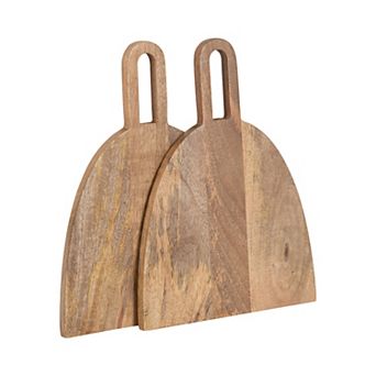 Staven 2 pc Wood Serving Board Set 2 pc