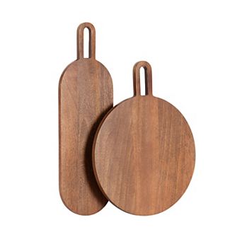 Staven 2 pc Wood Serving Board Set 2 pc