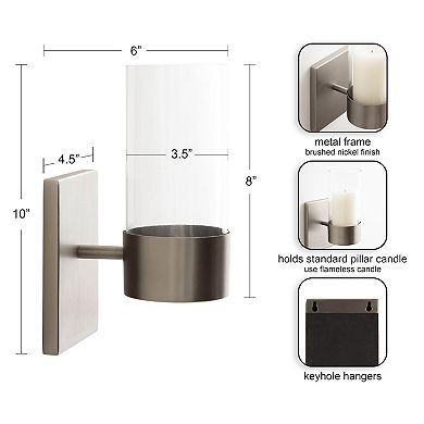 Zabler Metal Wall Sconce 5x6x10