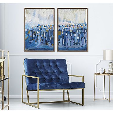 Sylvie Queen Elizabeth II Framed Canvas Art Set by Leah Nadeau