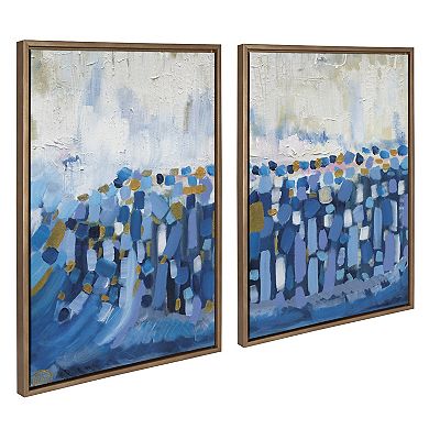 Sylvie Queen Elizabeth II Framed Canvas Art Set by Leah Nadeau