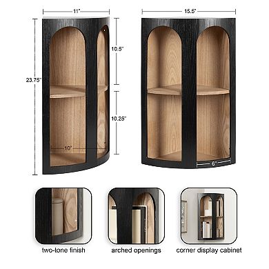 Elloree Corner Shelf 16x11x24