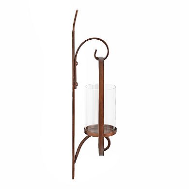 Doria Metal Wall Candle Holder Sconce 12x22