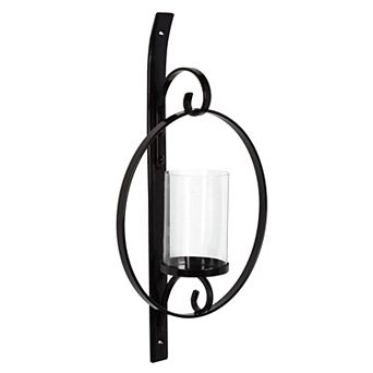Doria Metal Wall Candle Holder Sconce 12x22