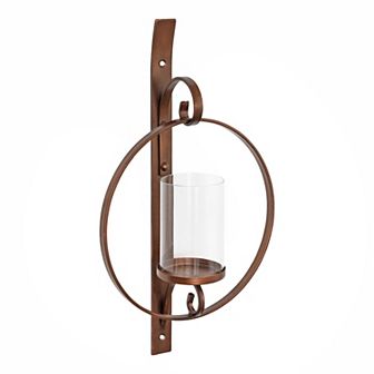 Doria Metal Wall Candle Holder Sconce 12x22