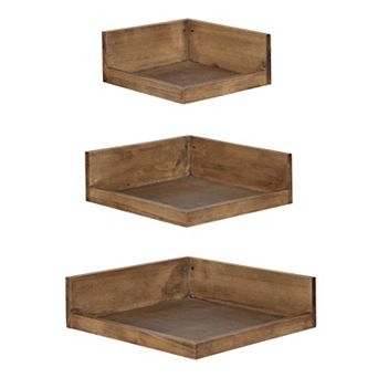 Levie Corner Shelf Set 3 pc