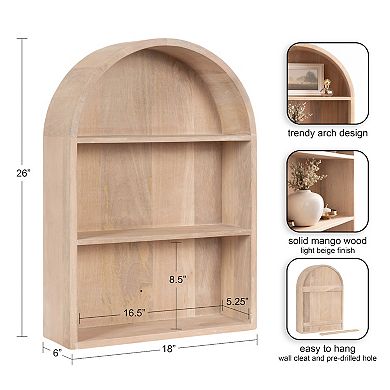 Arcott Arch Wall Shelf 18x26