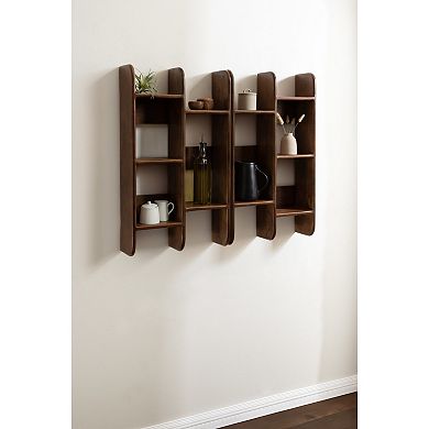 Madero Wooden Wall Shelf 30x17