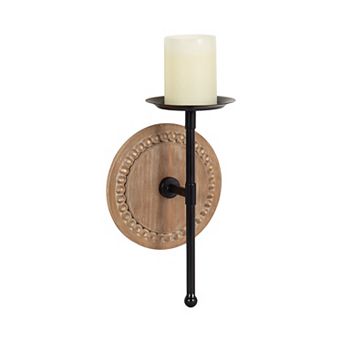 Letta Wood/Metal Sconce 12x6x8