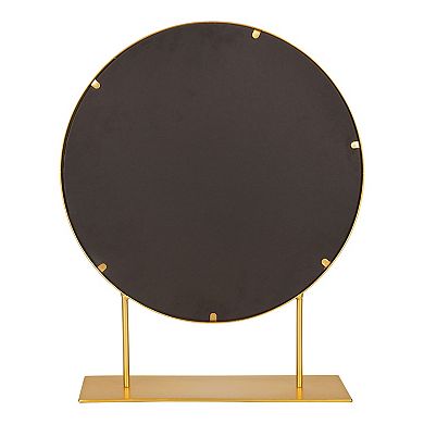 Rouen Round Metal Table Mirror