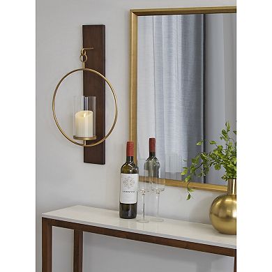 Maxfield Wood and Metal Wall Sconce 13x24