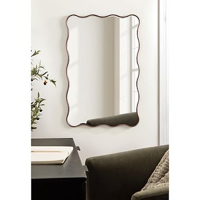 Viona Rectangle Scalloped Mirror