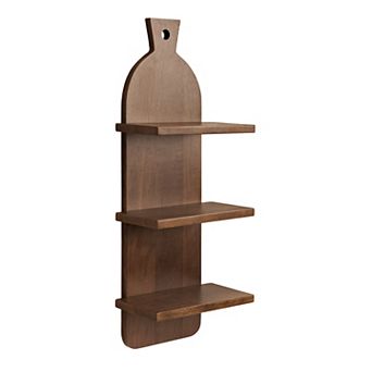 Braxton 3 tier Wood Shelf 12x32