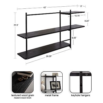 Ramone Tiered Wall Shelf 42x9x23