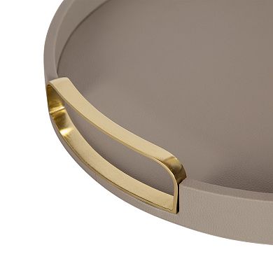 Valeska Round Tray with Handles 14" diameter