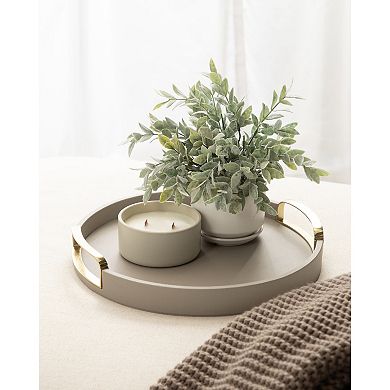 Valeska Round Tray with Handles 14" diameter